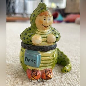 Halloween dragon boy trinket box